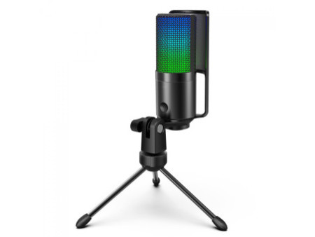 Microfone Gamer Fifine K669-PRO 2, RGB, USB, Black