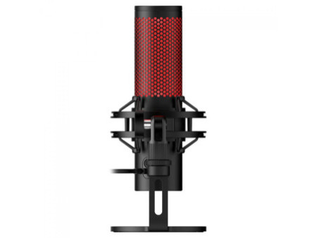 Microfone HyperX QuadCast2, USB, Múltiplas Plataformas, Condensador, Preto e Vermelho, 872V1AA