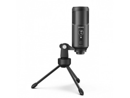 Microfone condensador PCYES Vocalizer, USB Tipo C, PMCV01