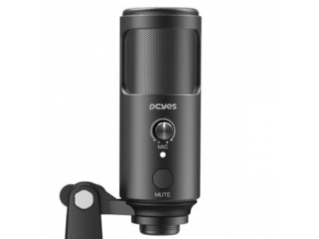 Microfone condensador PCYES Vocalizer, USB Tipo C, PMCV01