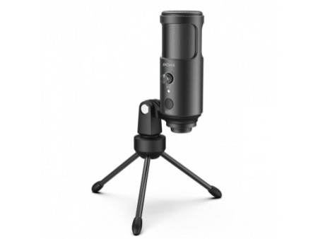 Microfone condensador PCYES Vocalizer, USB Tipo C, PMCV01