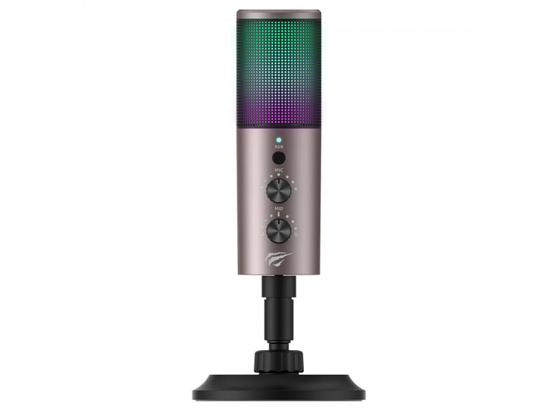 Microfone Gamer Havit Gamenote GK61, RGB, USB, GK61 Microfone Gamer Havit Gamenote GK61, RGB, USB, GK61