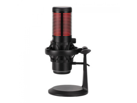 Microfone Marvo MIC-07, RGB, Cabo Removível, Preto, MIC-07 BK