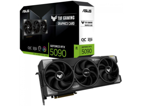 Placa de Vídeo Asus TUF Gaming NVIDIA GeForce RTX 5090 OC, 32GB, GDDR7, DLSS, Ray Tracing, TUF-RTX5090-O32G-GAMING