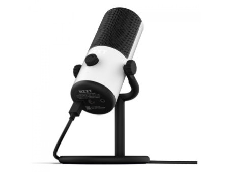 Microfone NZXT Capsule Mini, USB, Branco, AP-WMMIC-W1