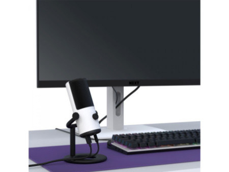 Microfone NZXT Capsule Mini, USB, Branco, AP-WMMIC-W1