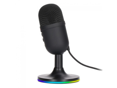 Microfone Marvo, RGB, USB, Black, MIC-06 BK