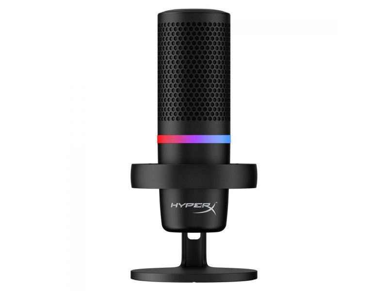 Microfone HyperX DuoCast, RGB, USB, Black, 4P5E2AA Microfone HyperX DuoCast, RGB, USB, Black, 4P5E2AA