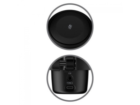 Microfone HyperX DuoCast, RGB, USB, Black, 4P5E2AA