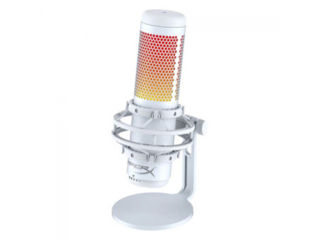 Microfone HyperX QuadCast S, USB, LED RGB, White, 519P0AA