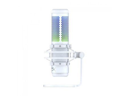 Microfone HyperX QuadCast S, USB, LED RGB, White, 519P0AA