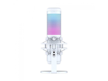 Microfone HyperX QuadCast S, USB, LED RGB, White, 519P0AA
