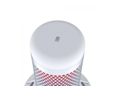 Microfone HyperX QuadCast S, USB, LED RGB, White, 519P0AA
