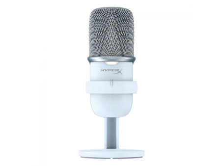 Microfone HyperX SoloCast, USB, Compatível PS4, Mac, PC, White, 519T2AA
