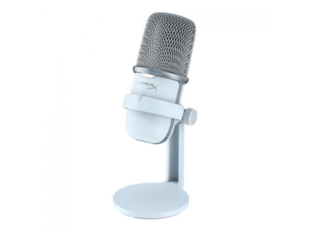 Microfone HyperX SoloCast, USB, Compatível PS4, Mac, PC, White, 519T2AA