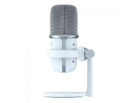 Microfone HyperX SoloCast, USB, Compatível PS4, Mac, PC, White, 519T2AA