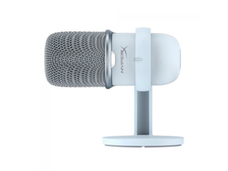 Microfone HyperX SoloCast, USB, Compatível PS4, Mac, PC, White, 519T2AA