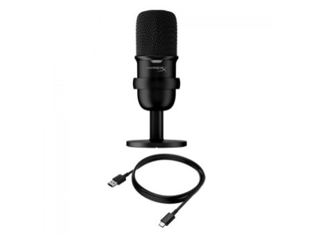 Microfone HyperX Solocast, USB, Compatível PS4, Mac, PC, HMIS1X-XX-BK/G