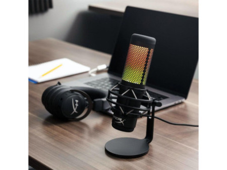 Microfone HyperX QuadCast S, USB, LED RGB, 4P5P7AA