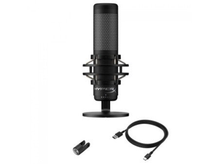 Microfone HyperX QuadCast S, USB, LED RGB, 4P5P7AA