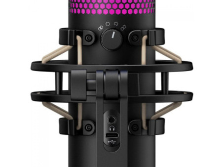 Microfone HyperX QuadCast S, USB, LED RGB, 4P5P7AA