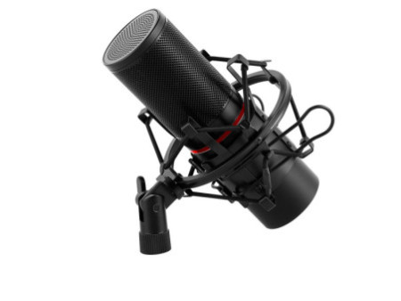 Microfone Gamer Streamer Redragon Blazar C/ Tripé, USB, Black, GM300