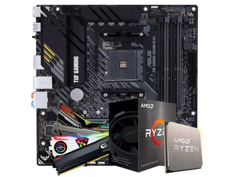 Kit Upgrade Asus TUF Gaming B550M-Plus + AMD Ryzen 5 5600X + 16GB (2x8GB) DDR4