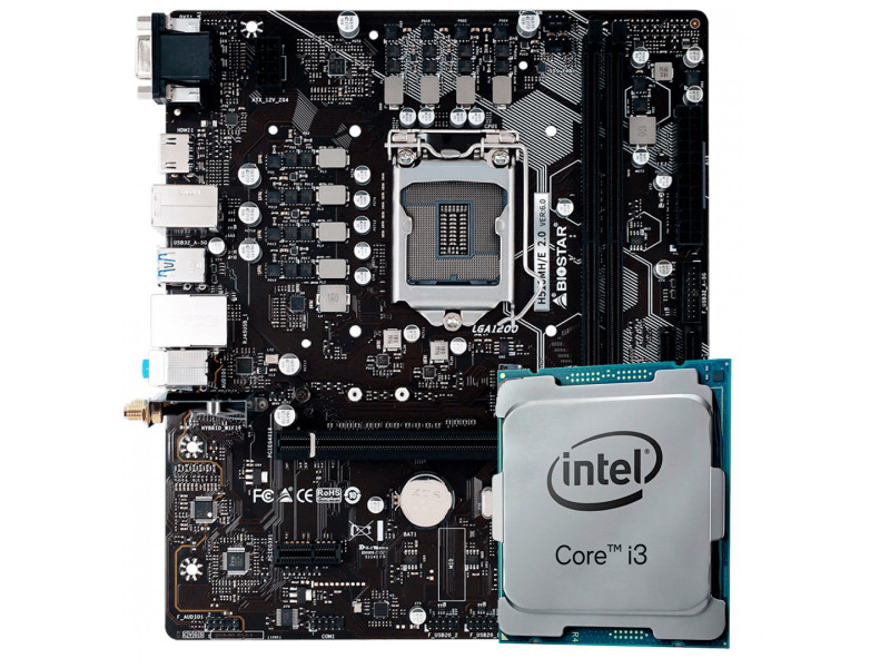 Kit Upgrade, Intel Core i3 10100 + Placa Mãe H510