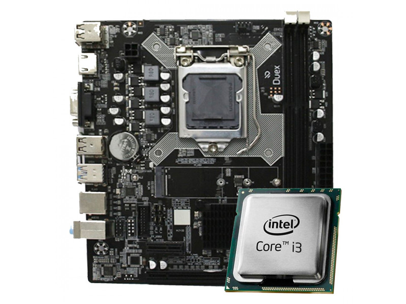 Kit Upgrade, Intel Core i3 4130 , Placa Mãe Chipset H81
