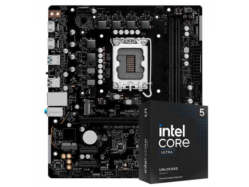 Kit Upgrade, Intel Core Ultra 5 245KF, Placa Mãe Chipset B860