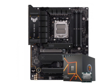 Kit Upgrade, AMD Ryzen 7 8700G, Placa Mãe Asus TUF Gaming X670E-PLUS