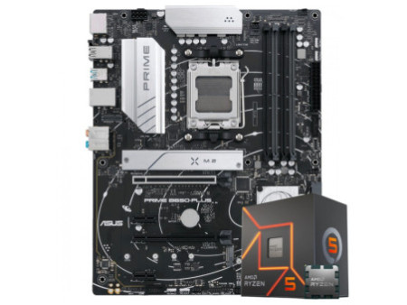 Kit Upgrade, AMD Ryzen 5 8600G, Placa Mãe Asus PRIME B650-PLUS