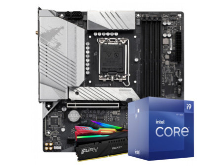 Kit Upgrade Intel Core i9 12900, Placa Mãe Chipset B760, Memória DDR5 8GB