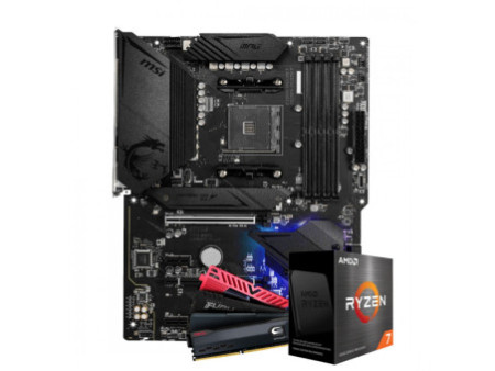 Kit Upgrade, AMD Ryzen 7 5700X, Placa Mãe MSI MPG B550 Gaming Plus, 16GB DDR4