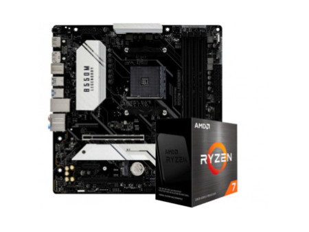 Kit Upgrade, AMD Ryzen 7 5700G, Placa Mãe SuperFrame B550M Gaming,