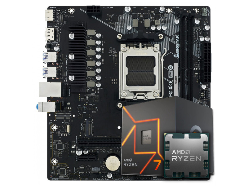 Kit Upgrade, AMD Ryzen 7 8700G, Placa Mãe Chipset A620 DDR5