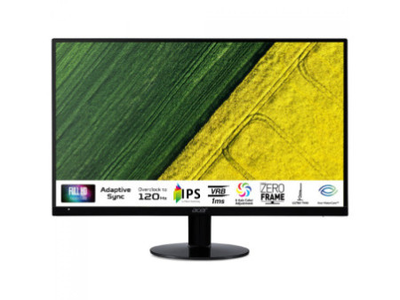 Monitor Gamer Acer SA240Y G0bi, 23,8 Pol, Full HD, 120Hz, IPS, 1ms, HDMI/VGA, UM.QS0AA.005