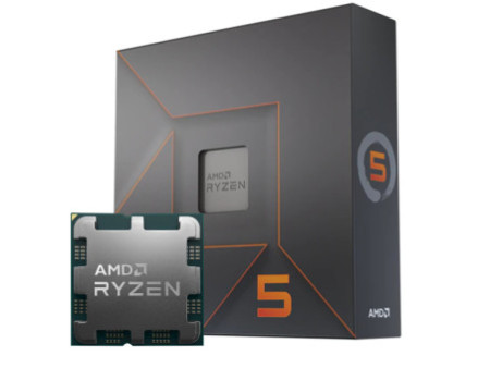 Processador AMD Ryzen 5 7600X 4.7GHz (5.3GHz Turbo), 6-Cores 12-Threads, AM5, Sem Cooler, 100-100000593WOF