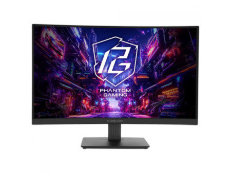 Monitor Gamer ASRock Phantom Gaming PG27FRS1A, 27 Pol, Curvo, FHD, 1ms, 280Hz, 127% sRGB, VA, FreeSync, HDMI/DP