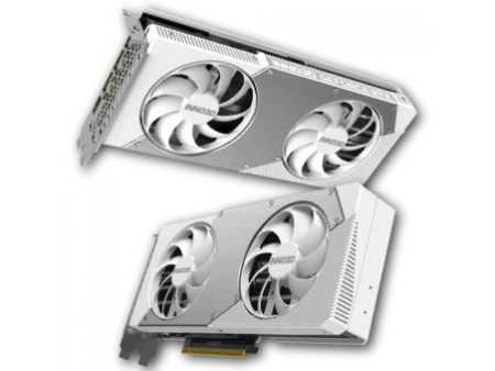 Placa de Vídeo INNO3D NVIDIA GeForce RTX 5070 TWIN X2 OC White, 12GB, GDDR7, DLSS, Ray Tracing, N50702-12D7X-195064W