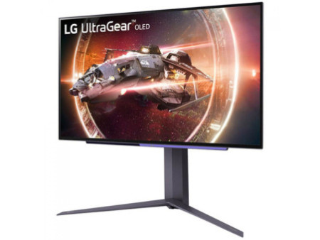 Monitor Gamer LG UltraGear OLED, Curvo, 45 Pol, Quad HD, 240Hz, IPS, 0.03ms, HDR400, FreeSync/G-Sync, HDMI/DP, 45GS95QE-B.AWZM