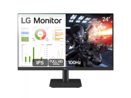 Monitor Gamer LG UltraGear, 24 Pol, Full HD, 180Hz, IPS, 1ms, FreeSync/G-Sync, HDMI/DP, 24GS60F-B.AWZM