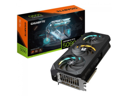 Placa de Vídeo Gigabyte NVIDIA GeForce RTX 5090 Gaming OC, 32GB, GDDR7, DLSS, Ray Tracing, GV-N5090GAMING OC-32GD