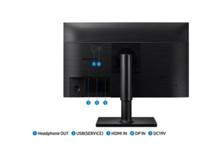 Monitor Gamer Samsung Essential T45F, 24 Pol, Full HD, IPS, FreeSync, HDMI/DP/USB, F24T450FQL