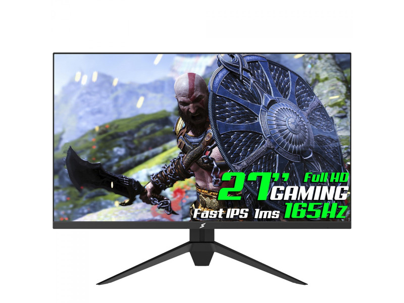 Monitor Gamer SuperFrame View, 23.8 Pol, Full HD, IPS, 5ms, 75Hz, 99% sRGB, FreeSync, HDMI/VGA, SFVFB-2475-FHD