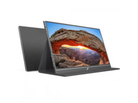 Monitor Portátil SuperFrame Preview Pro, 16.1 Pol, Full HD, 1ms, 144Hz, IPS, Mini-HDMI/USB-C, SFPFB-16144-FHD