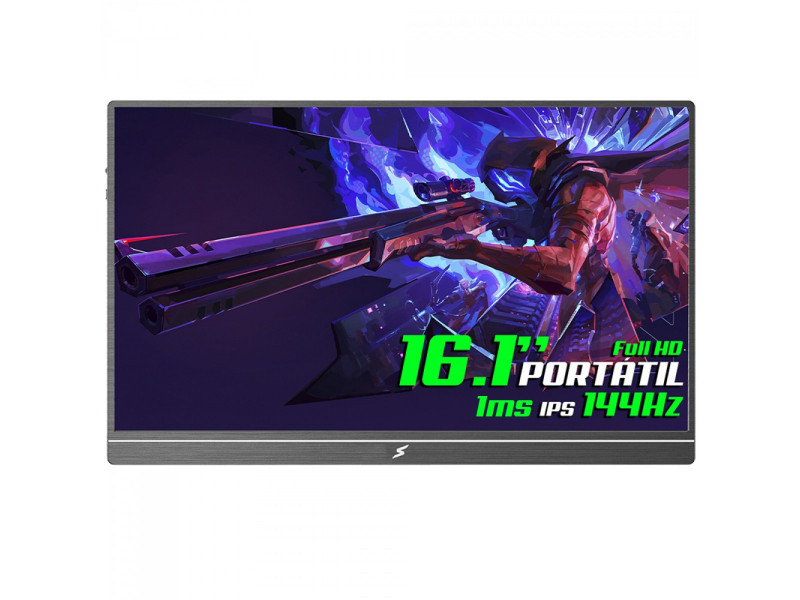 Monitor Gamer SuperFrame Precision, 27 Pol, Curvo, Full HD, 1ms, 280Hz, FreeSync, HDMI/DP, Preto, SFPCB-27280-FHD
