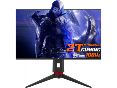 Monitor Gamer SuperFrame Orbit, 27 Pol, Quad HD, 180Hz, Fast IPS, 1ms, 130% sRGB, FreeSync, HDR, HDMI/DP, Preto, SFOFB-27180-QHD