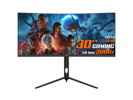 Monitor Gamer SuperFrame Precision, 27 Pol, Curvo, Full HD, 1ms, 240Hz, FreeSync, HDMI/DP, SFP2702G