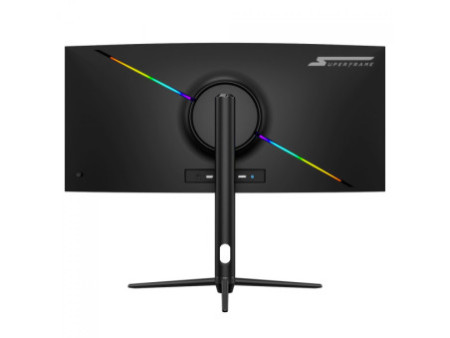 Monitor Gamer SuperFrame Precision, 27 Pol, Curvo, Full HD, 1ms, 240Hz, FreeSync, HDMI/DP, SFP2702G